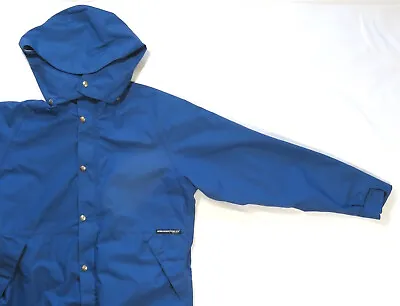 Sierra Designs Vintage Goretex Jacket 1980's Hiking Outdoors Oakland CA USA Blue • $49.98