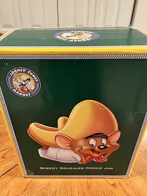 Looney Tunes Warner Bros. 1996 Speedy Gonzales Cookie Jar NEW W/ Original Box • $194.99