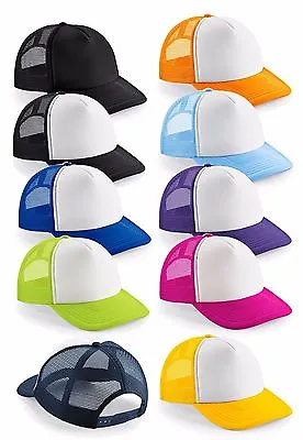 £3.88 • Buy Childrens Boys Girls Kids Vintage Snapback Adjustable Trucker Baseball Cap Hat
