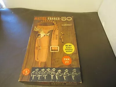 Mattel Fanner 50 Empty Box For Marshal Pistol Read Cousin To  Shootin Shell • $32