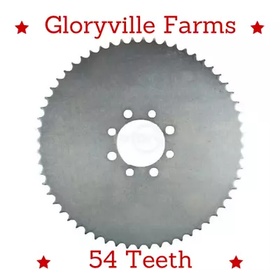 Universal 54 Tooth Steel Plate Sprocket For 41 Chain 9  OD 2-1/8  ID (8248) • $23.49