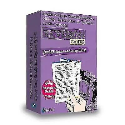 Pearson REVISE Edexcel GCSE History Medicine In Britain Revision Cards (with... • £2
