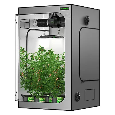 $199.49 • Buy VIVOSUN Advanced Grow Tent  150x150x200cm Indoor Plant Grow Room Box Hydroponics