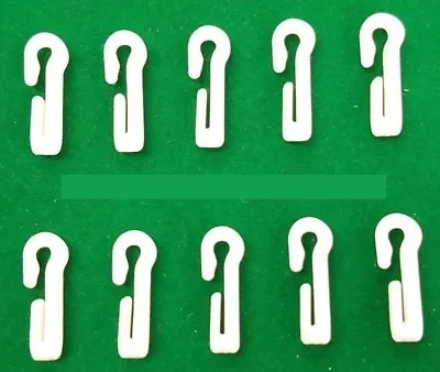 £3.69 • Buy 20 SILENT GLISS 3571 CURTAIN TRACK HOOKS - Small Hook To Attach To Gliders 