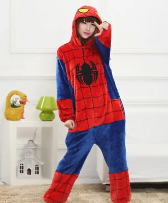 Unisex Adult Pajamas Kigurumi Cosplay Costume Animal Sleepwear Jumpsuit Hot  ` • £20.63