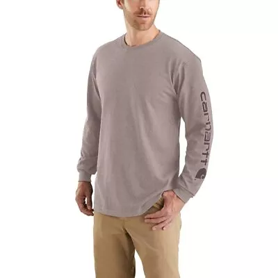 Carhartt Men's Loose Fit Heavyweight Long Logo Sleeve Graphic T-Shirt • $19.20