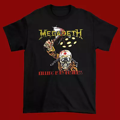 New Megadeth - Killing Is My Business Black Men All Size Shirt Gift Family • $16.99