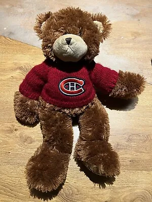 Rare Montreal Canadiens Centennial 100th Anniversary Hockey Teddy Bear Toy Plush • $50.88