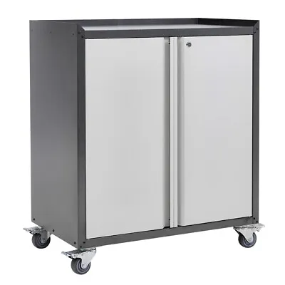 Workshop Garage Rolling Tool Storage Cabinet Heavy Duty Metal Filing Cabinets UK • £95.95