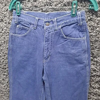Vintage Jean Team Womens Jeans 27x31 High Waist Blue Denim Ladies Pants 80s • $4.99