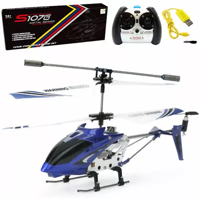 Syma S107G 3.5CH RC Helicopter Phantom Metal Mini Remote Control Helicopter GYRO • $23.98