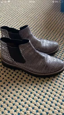 Gabor Silver Croc Wide Boots UK 5 • £30