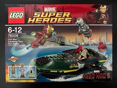 Lego 76006 Marvel Super Heroes Iron Man Extremis Sea Port Battle NEW • $69