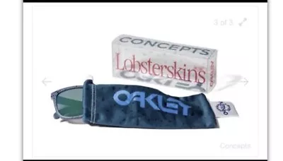 Oakley X Concepts Frogskins Lobsterskins Blue Lobster Ships Fast!!! (unopened) • $269