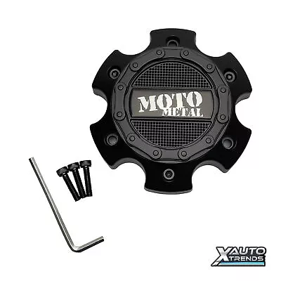 Moto Metal MO971/MO972 Wheel Center Cap Satin Black 1079L140MO2SB • $25