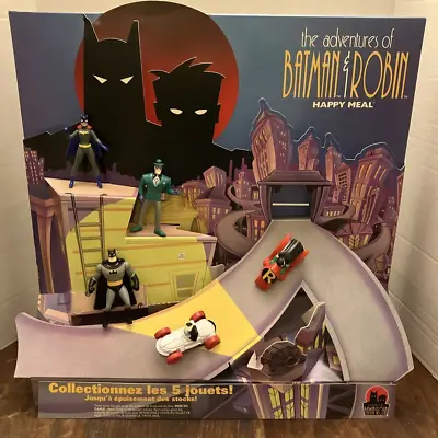 The Adventures Of Batman And Robin NEW McDonalds Canada Happy Meal Display Toys • $159.99