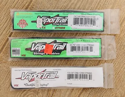 Vapor Trail One Cam Bow Strings Various Sizes & Colors You Pick!  NEW Old Stock • $14.99