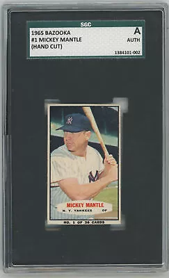 1965 Bazooka 120 Mantle SGC A 687346 • $409