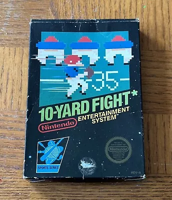 10-Yard Fight (Nintendo Entertainment System 1985) Box And Game! • $0.99