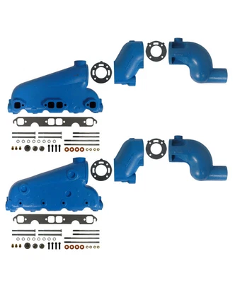 $1914.99 • Buy Barr Manifold Exhaust Kit For Crusader Small Block GM End Style W/ 4  Risers