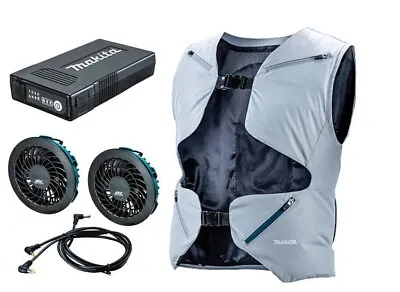 Makita Cooling Fan Jacket FV214DZ With Fan Battery Holder Set S-L Size 10.8V • £212.12