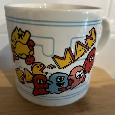 Vintage PAC-MAN Video Game Midway Arcade Coffee Mug Cup Grindley England • $11