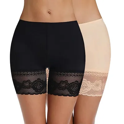 Women Anti Chafing Under Dress Tummy Control Safety Underwear Slip Shorts Shaper • £14.99