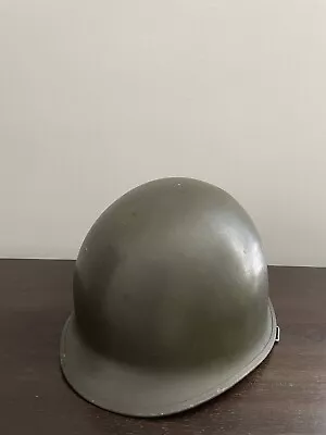 Vintage US Army Helmet Gear Metal Steel Shell Replica Unknown Time Period • $30.99