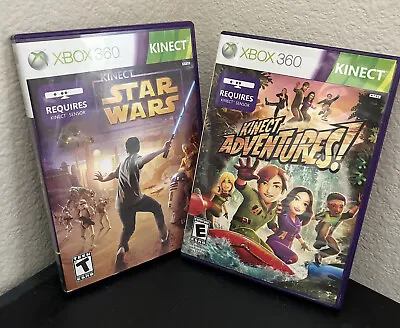$10 • Buy Kinect Star Wars & Kinect Adventures Bundle Lot (Microsoft Xbox 360, 2012)