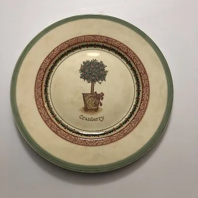 Villeroy & Boch Festive Memories Topiary CRANBERRY 8-1/2  Salad/Dessert Plate • $20