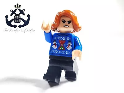LEGO Marvel Minifigure Black Widow Christmas Sweater Sh907 Avengers Superhero • $12.55