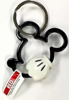 2019 Disney Parks Mickey Mouse Head With Glove Outline Disneyland Keychain • $24.99