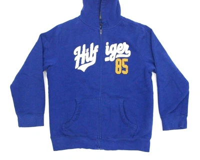 £16.18 • Buy Tommy Hilfiger 1985 Blue Full Zip Hoodie Shearling Fur Lined Size XL (16-18)