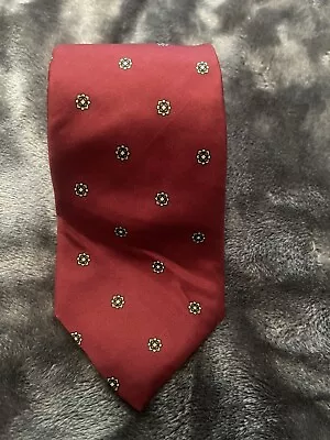 Giannelli Milan-New York Men's Silk Neck Tie Burgundy  Made In Italy • $15