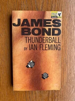 Ian Fleming Thunderball 1st Mass Market Ed 7th Printing UK James Bond # X201 • $15
