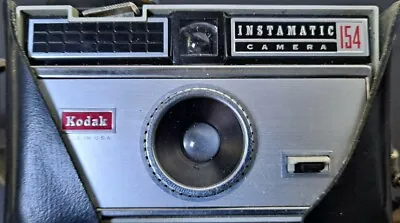 Vintage KODAK INSTAMATIC 154 CAMERA 126 Cartridge Film With Case 1965-1969 Used • £10