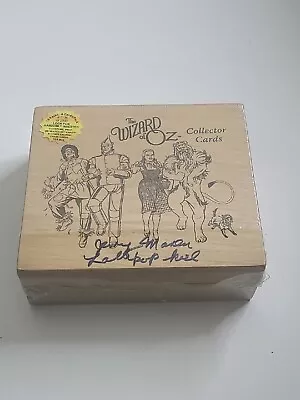BRAND NEW SEALED Wizard Of Oz Breygent Wooden Collector Cards Box  Signed! HTF! • $120