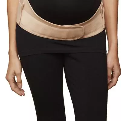 Motherhood Maternity Support Belly Belt Sz M In Nude • $12