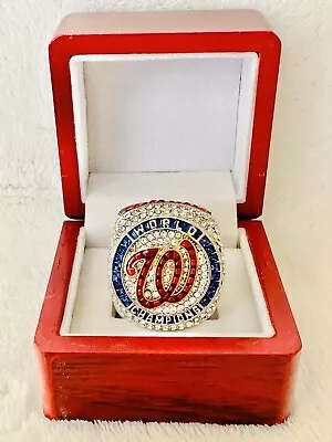 2019 Washington Nationals World Series Championship Ring W Box 🇺🇸 SHIP • $39.99