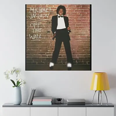Michael Jackson Off The Wall Album Cover Canvas Wall Art • $29.99