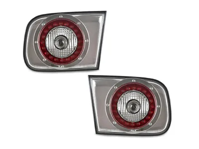 Rear Inner Chrome LED Red Tail Light For 92-95 Honda Civic Coupe Sedan DOT/SAE • $18.87