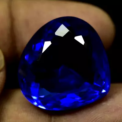 57.65 CT AAA+ Natural Rare Lustrous Blue Tanzanite Gemstone GIE Certified • $58.80