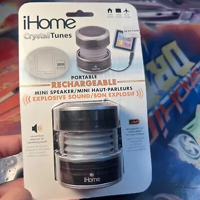 IHome Crystal Tunes Explosive Sound Vacuum Base N3288 Portable Rechargeable • $19.99