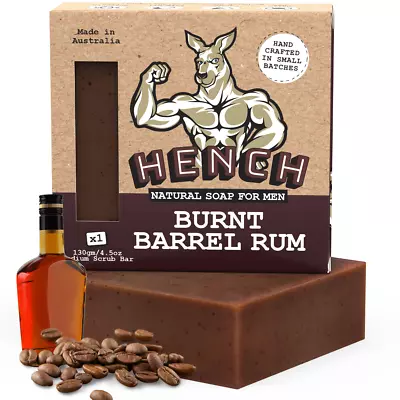HENCH - Men's Soap Bar 130g - Handmade With Natural Ingredients Soap For Men • $13.95
