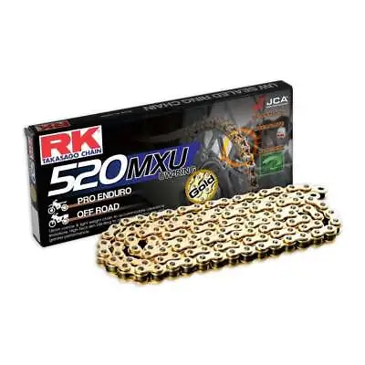 RK 520MXU Offroad Motocross Enduro Gold Narrow O Ring Chain 120 X 520 • £78.99