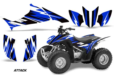 ATV Graphics Kit Quad Decal Sticker Wrap For Honda TRX90 2006-2018 ATTACK BLUE • $149.95