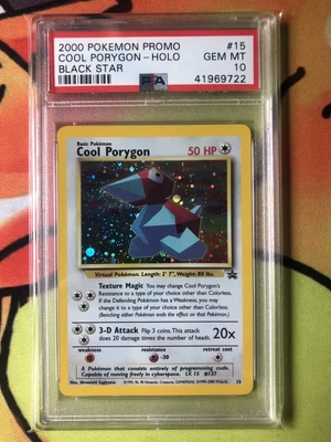 $326 • Buy Cool Porygon Holo Black Star Promo #15 PSA 10 Pokemon Card WOTC