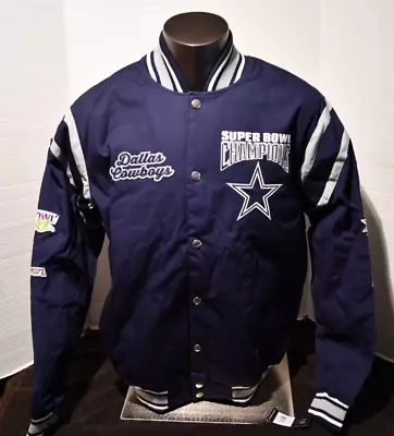 Dallas Cowboys Men's Super Bowl Champion Varsity Jacket By GIII Mens  Large NWT • $119.99