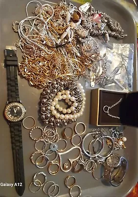 Jewellery Bundle/Joblot - ClearOut -Lot Of Old & New Includes 9ct Gold 99p Start • £0.99