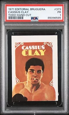 1971 Cassius Clay # 373 Editorial Bruguera Psa 1 • $290